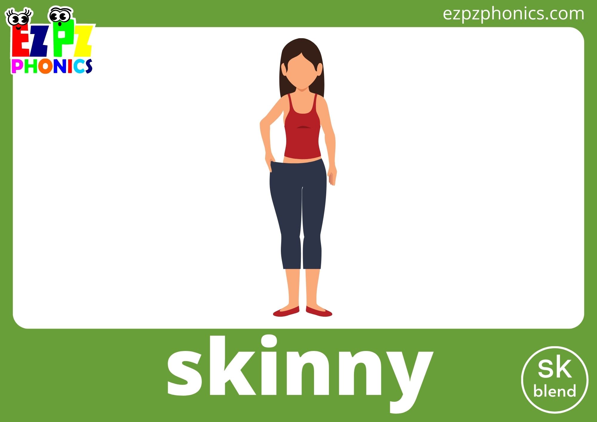 Skink Flash Card.pdf SK Blends Phonics Flashcards with Images and Words Download Free ...